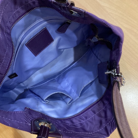 Purple Coach Purse - Picture 2 of 5